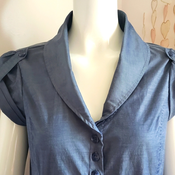 Studio Mode Button Up Shirt Dress - Picture 4 of 10